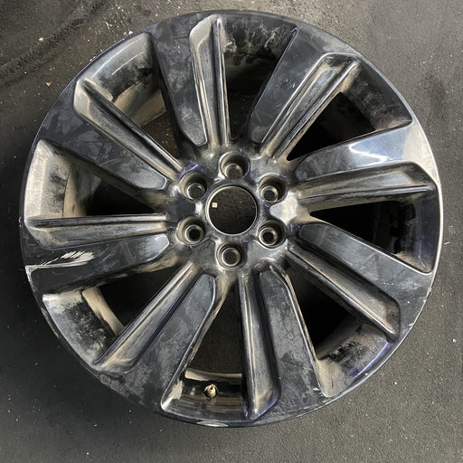 22" NAVIGATOR 22-24 22x9.5, , 8 spoke Original OEM Wheel Rim - BLACK - Additional View