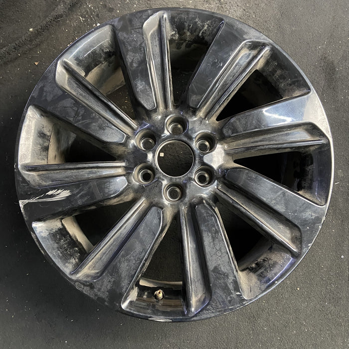 22" NAVIGATOR 22-24 22x9.5, , 8 spoke Original OEM Wheel Rim - BLACK - Additional View