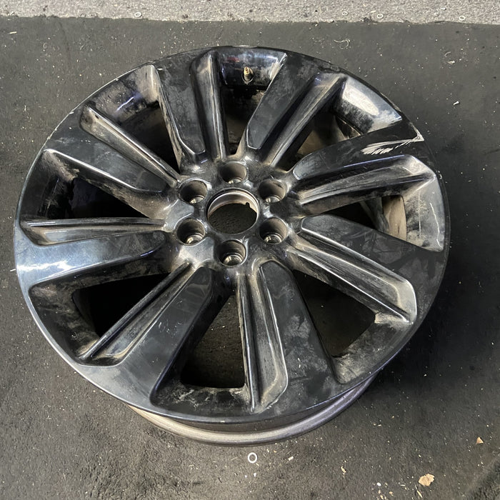 22" NAVIGATOR 22-24 22x9.5, , 8 spoke Original OEM Wheel Rim - BLACK - View 8