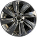 22" NAVIGATOR 22-24 22x9.5, , 8 spoke Original OEM Wheel Rim - BLACK - Front View