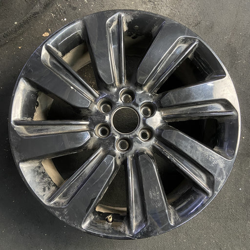22" NAVIGATOR 22-24 22x9.5, , 8 spoke Original OEM Wheel Rim - BLACK - Additional View