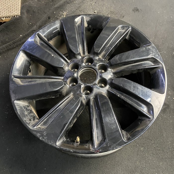 22" NAVIGATOR 22-24 22x9.5, , 8 spoke Original OEM Wheel Rim - BLACK - View 7