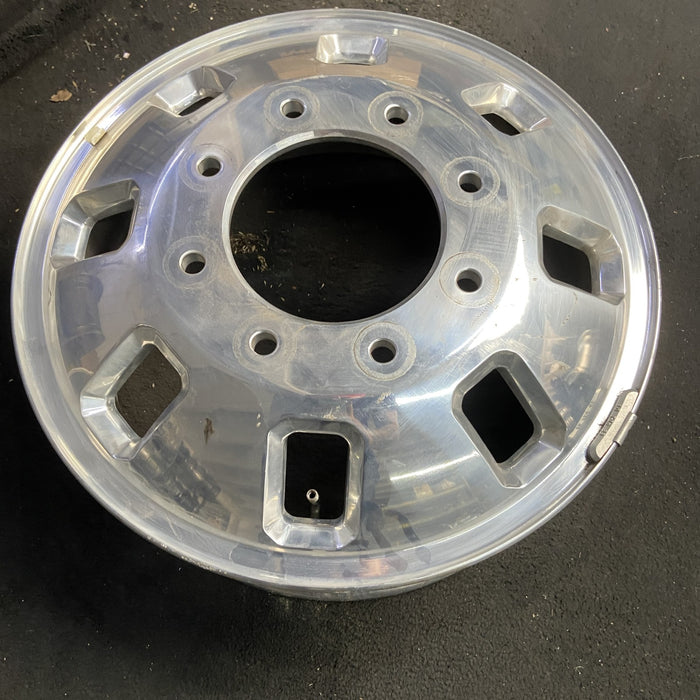 18" SIERRA 3500 PICKUP 24 DRW, 18x6.5, front Original OEM Wheel Rim - POLISHED - View 7