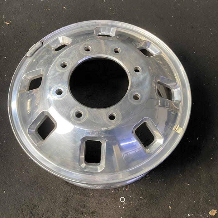 18" SIERRA 3500 PICKUP 24 DRW, 18x6.5, front Original OEM Wheel Rim - POLISHED - View 8