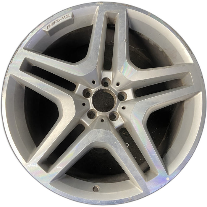 21" MERCEDES GL-CLASS 13-14 166 Type; GL350, 21x10 Original OEM Wheel Rim - - Front View