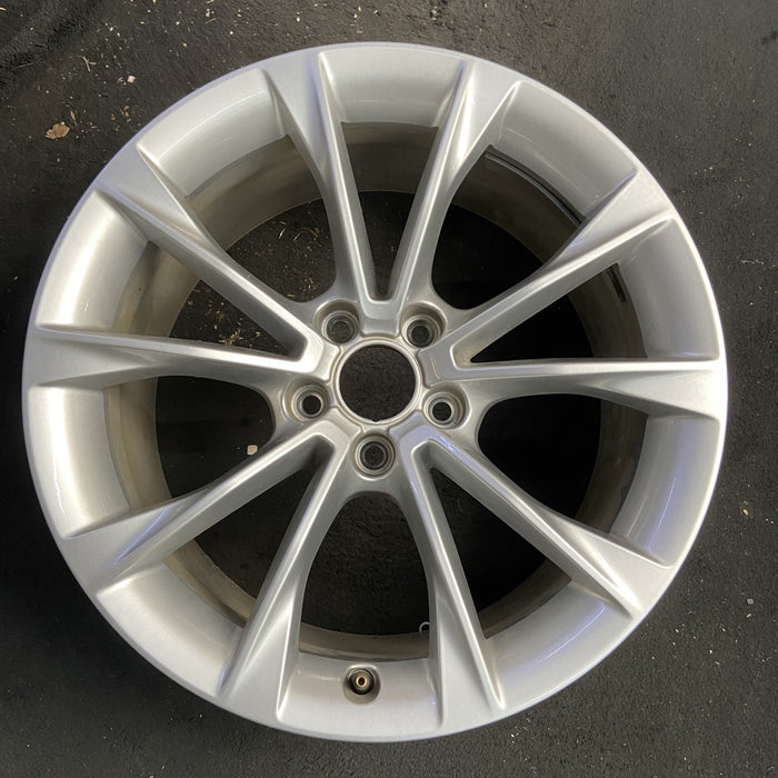 18" AUDI A5 13-14 18x8.5 , 10 spoke, twisted spoke Original OEM Wheel Rim - Additional View