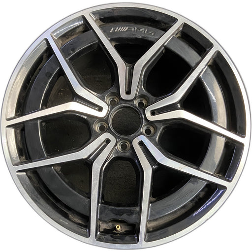 19" MERCEDES C-CLASS 22-24 206 Type , 19x9, 5 spoke, Y spoke Original OEM Wheel - Front View