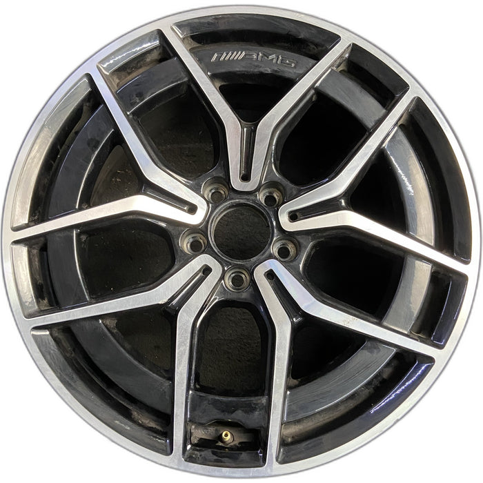 19" MERCEDES C-CLASS 22-24 206 Type , 19x9, 5 spoke, Y spoke Original OEM Wheel - Front View