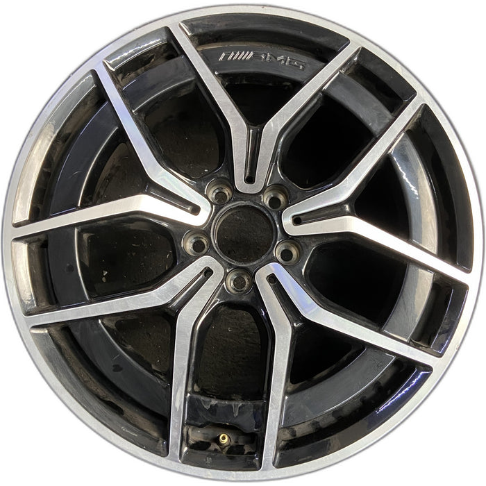 19" MERCEDES C-CLASS 22-24 206 Type , 19x9, 5 spoke, Y spoke Original OEM Wheel - Front View