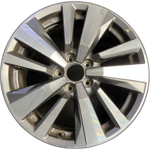 18" PATHFINDER 22 18x8 , finish Original OEM Wheel Rim - MACHINED GREY - Front View