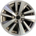 18" PATHFINDER 22 18x8 , finish Original OEM Wheel Rim - MACHINED GREY - Front View