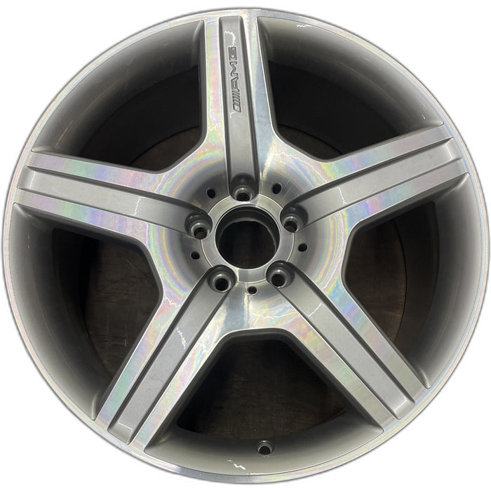 19" MERCEDES CL-CLASS 08-09 216 Type; CL550, 19x9.5, 5 spoke Original OEM Wheel - Front View