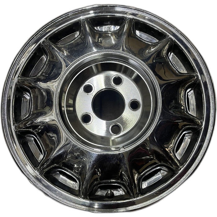 16" LESABRE 00-02 16x6.5 , 12 spoke Original OEM Wheel Rim - CHROME - Front View