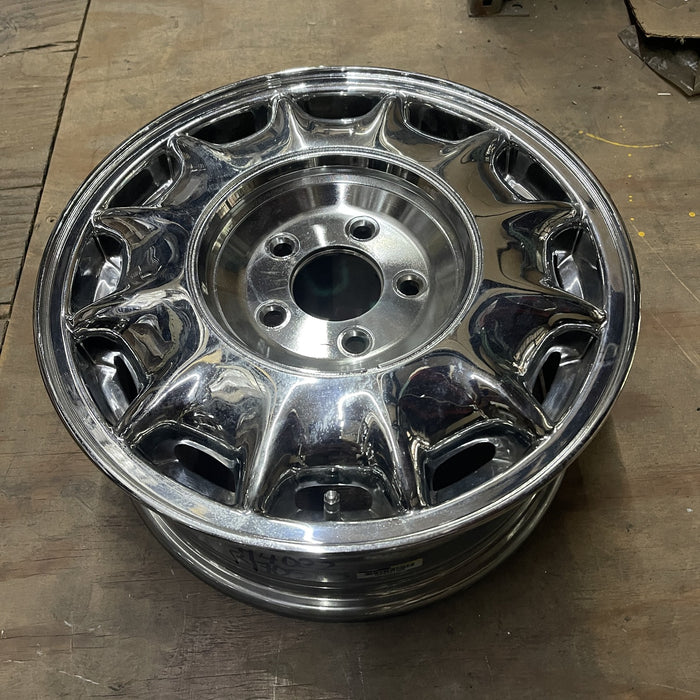 16" LESABRE 00-02 16x6.5 , 12 spoke Original OEM Wheel Rim - CHROME - View 7