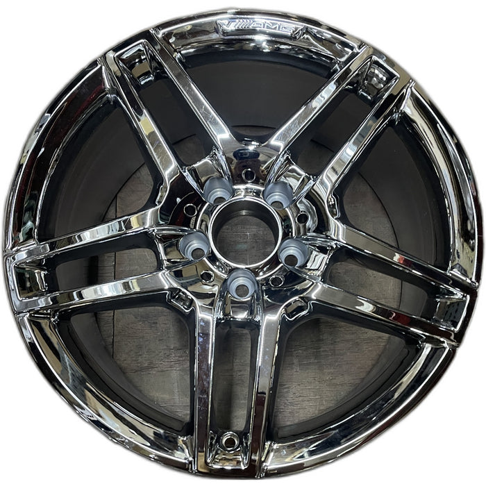 18" MERCEDES E-CLASS 16 212 Type, Sdn, E250, 18x9 Original OEM Wheel Rim - - Front View