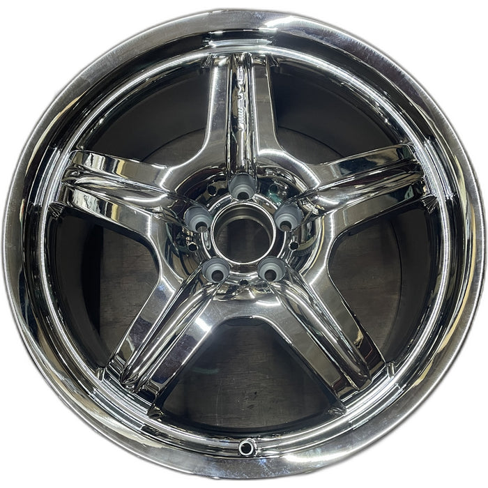 20" MERCEDES ML-CLASS 07 164 Type; ML63, Original OEM Wheel Rim - CHROME - Front View