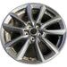 18" MAZDA 3 19-23 18x7 , 5 twin spoke, metallic Original OEM Wheel Rim - GREY - Front View