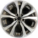 18" FORESTER 19 18x7 , w/ face, 5 V spoke Original OEM Wheel Rim - MACHINED - Front View