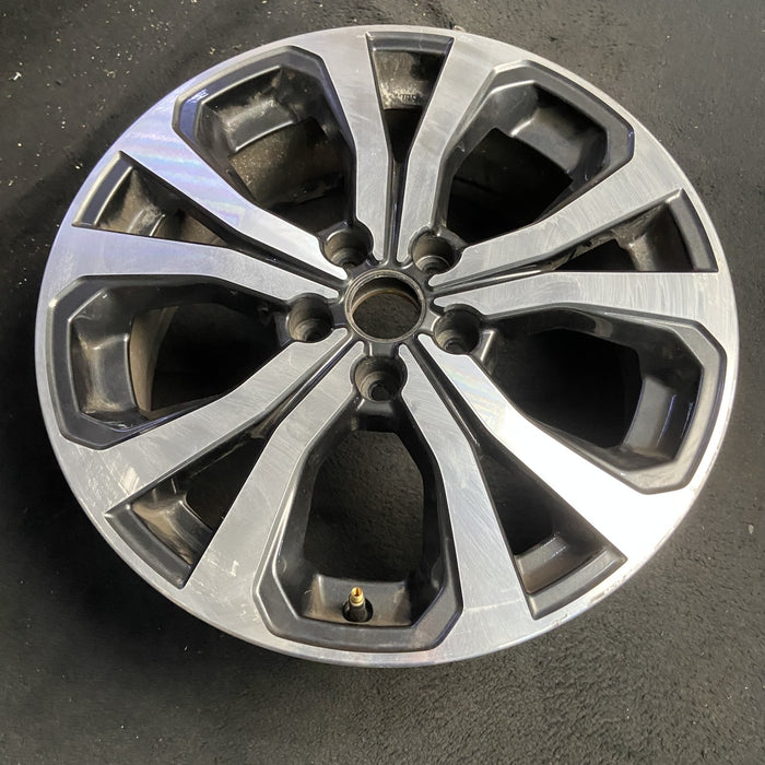 18" FORESTER 19 18x7 , w/ face, 5 V spoke Original OEM Wheel Rim - MACHINED - View 7