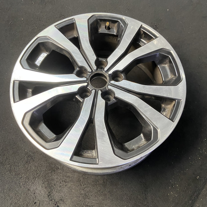 18" FORESTER 19 18x7 , w/ face, 5 V spoke Original OEM Wheel Rim - MACHINED - View 8