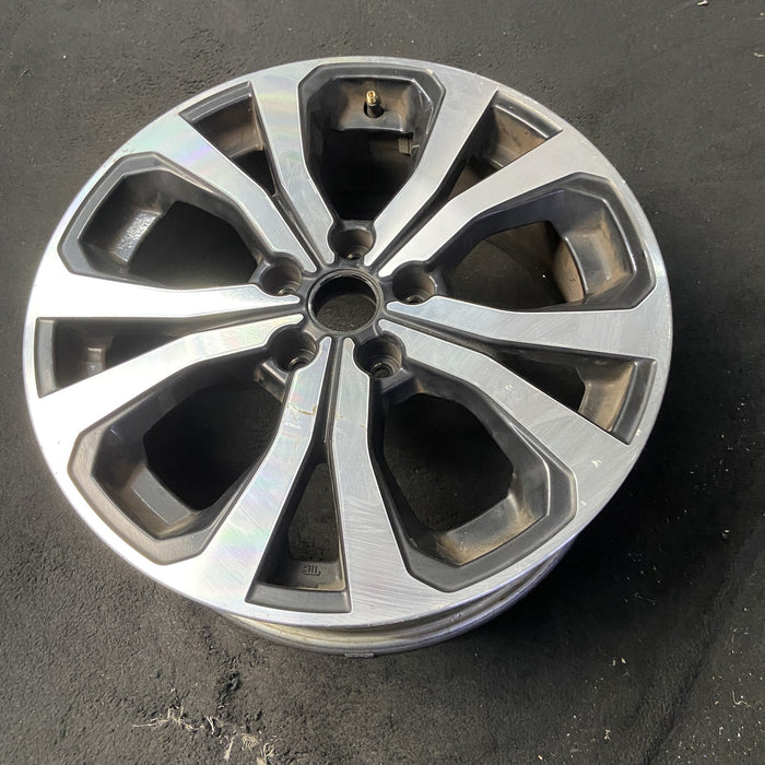 18" FORESTER 19 18x7 , w/ face, 5 V spoke Original OEM Wheel Rim - MACHINED - View 8