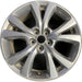 18" MAZDA CX-30 20-21 aluminum, 18x7 Original OEM Wheel Rim - SILVER - Front View