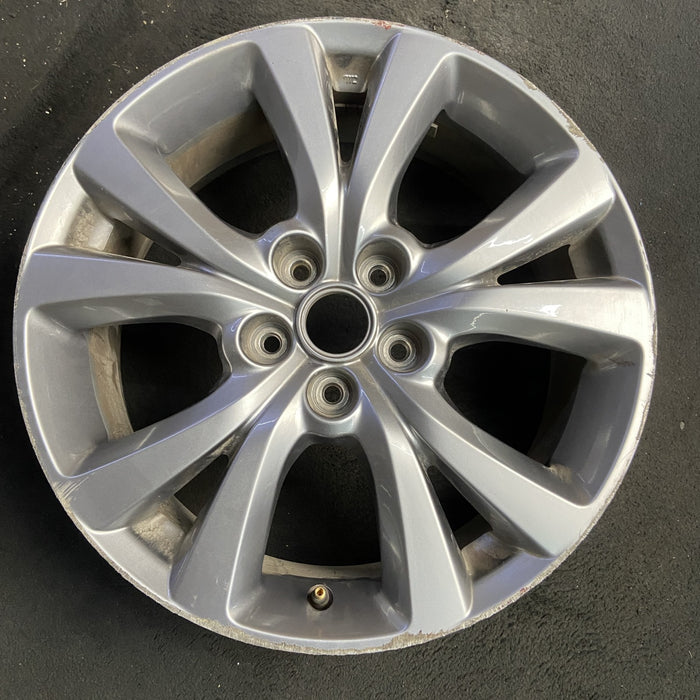 18" MAZDA CX-30 20-21 aluminum, 18x7 Original OEM Wheel Rim - SILVER - Additional View