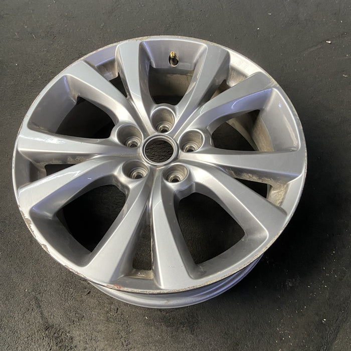 18" MAZDA CX-30 20-21 aluminum, 18x7 Original OEM Wheel Rim - SILVER - View 8