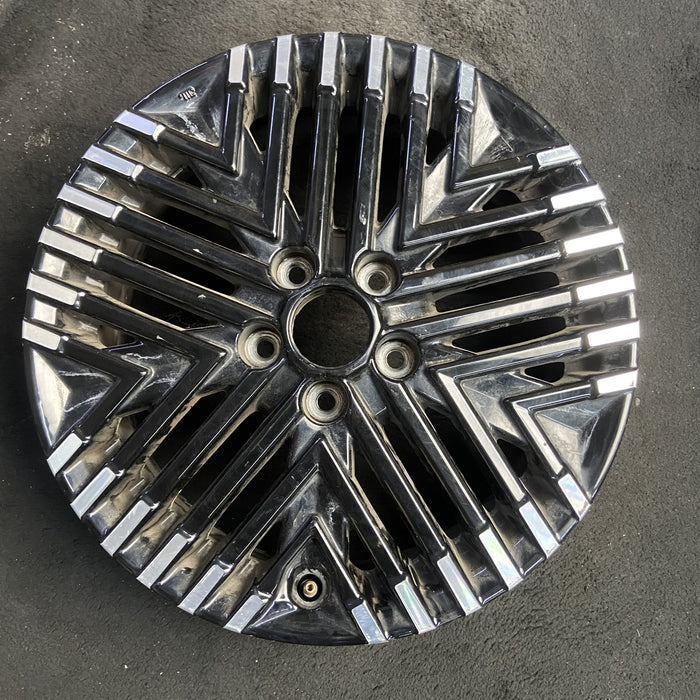 17" LEAF 23-25 17x6.5 Original OEM Wheel Rim - MACHINED BLACK - Additional View