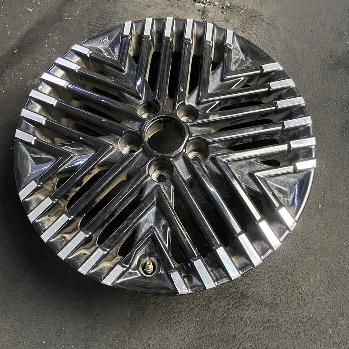 17" LEAF 23-25 17x6.5 Original OEM Wheel Rim - MACHINED BLACK - View 7