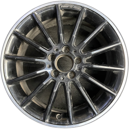 18" MERCEDES B-CLASS 15 246 Type; , 18x7.5, 14 spoke Original OEM Wheel Rim - - Front View