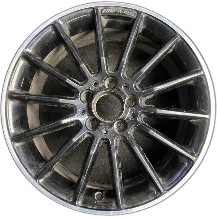 18" MERCEDES B-CLASS 15 246 Type; , 18x7.5, 14 spoke Original OEM Wheel Rim - - Front View