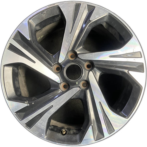 17" XV CROSSTREK 24-26 17x7 , , angled spoke, face with pockets Original OEM - Front View