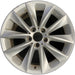 18" BMW X3 11-14 18x8 , , V spoke design, Original OEM Wheel Rim - SILVER - Front View