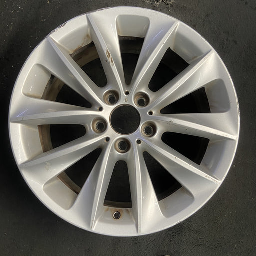18" BMW X3 11-14 18x8 , , V spoke design, Original OEM Wheel Rim - SILVER - Additional View