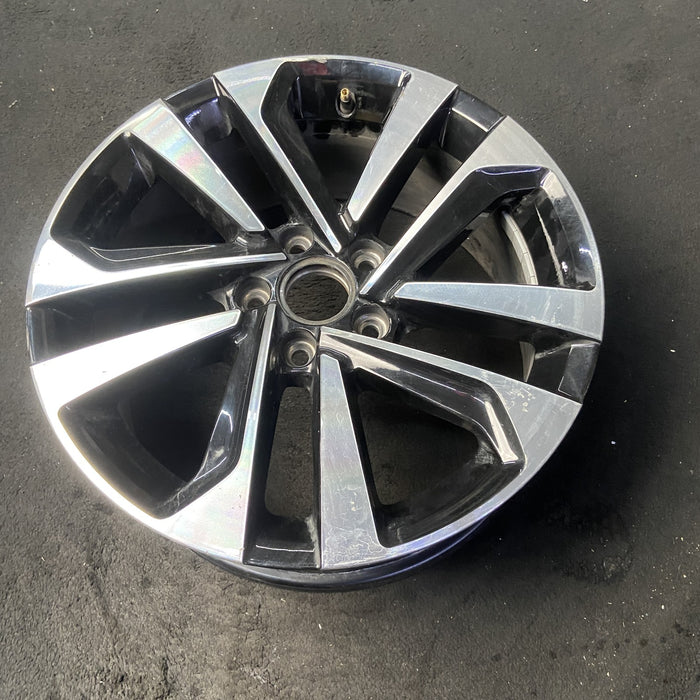 17" TIGUAN 22-24 17x7 Original OEM Wheel Rim - MACHINED BLACK - View 8