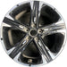 18" K5 21-24 18x7.5 , Original OEM Wheel Rim - MACHINED BLACK - Front View