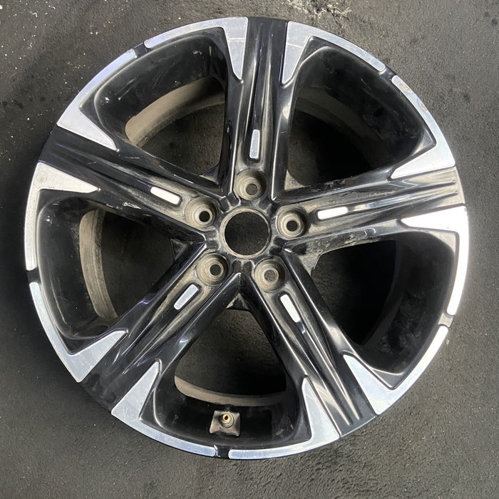 18" K5 21-24 18x7.5 , Original OEM Wheel Rim - MACHINED BLACK - Additional View