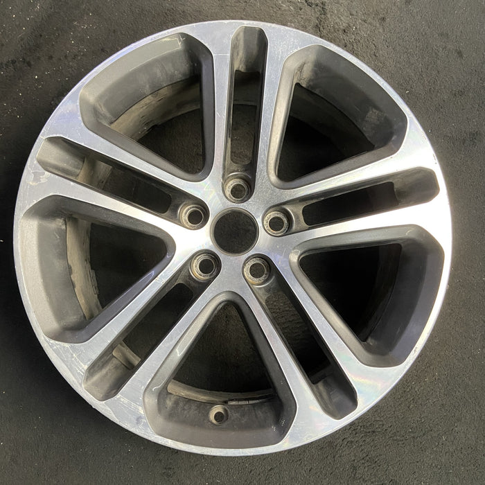 18" XE 17 18x7.5 , 5 spoke Original OEM Wheel Rim - MACHINED GREY - Additional View