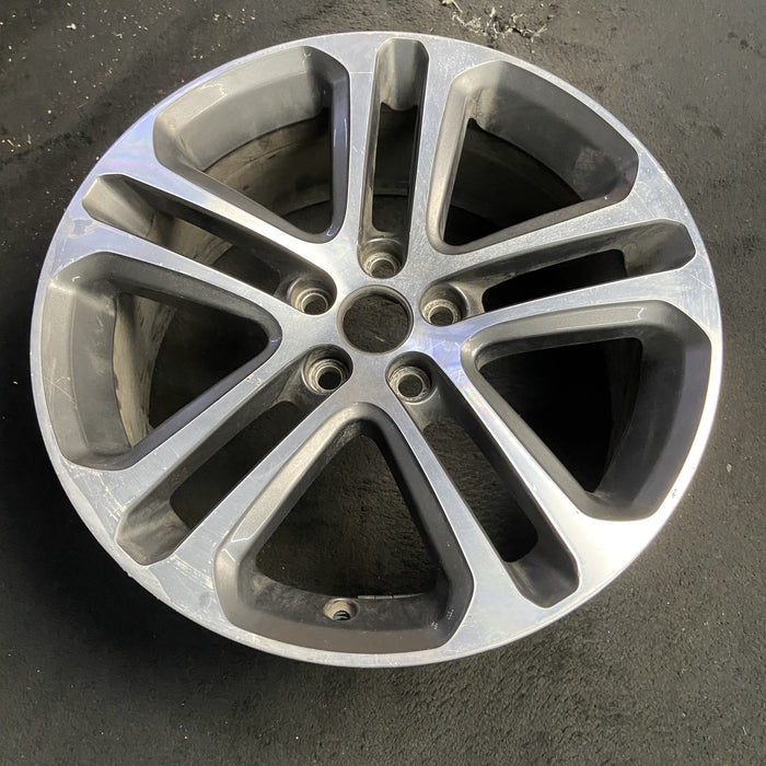 18" XE 17 18x7.5 , 5 spoke Original OEM Wheel Rim - MACHINED GREY - View 7