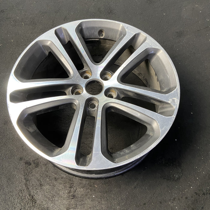 18" XE 17 18x7.5 , 5 spoke Original OEM Wheel Rim - MACHINED GREY - View 8