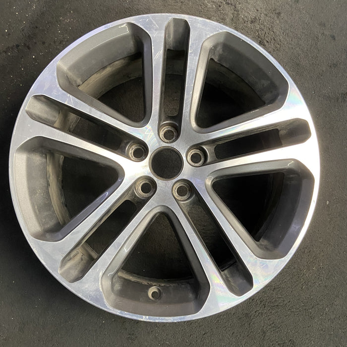 18" XE 17 18x7.5 , 5 spoke Original OEM Wheel Rim - MACHINED GREY - Additional View