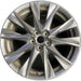 19" MAZDA CX-5 19-21 aluminum, 19x7, gunmetal Original OEM Wheel Rim - GREY - Front View