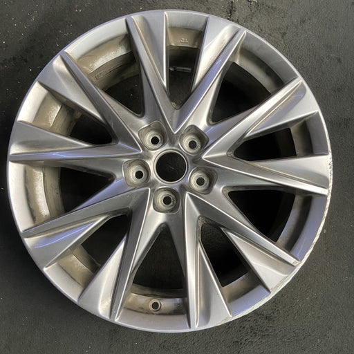 19" MAZDA CX-5 19-21 aluminum, 19x7, gunmetal Original OEM Wheel Rim - GREY - Additional View