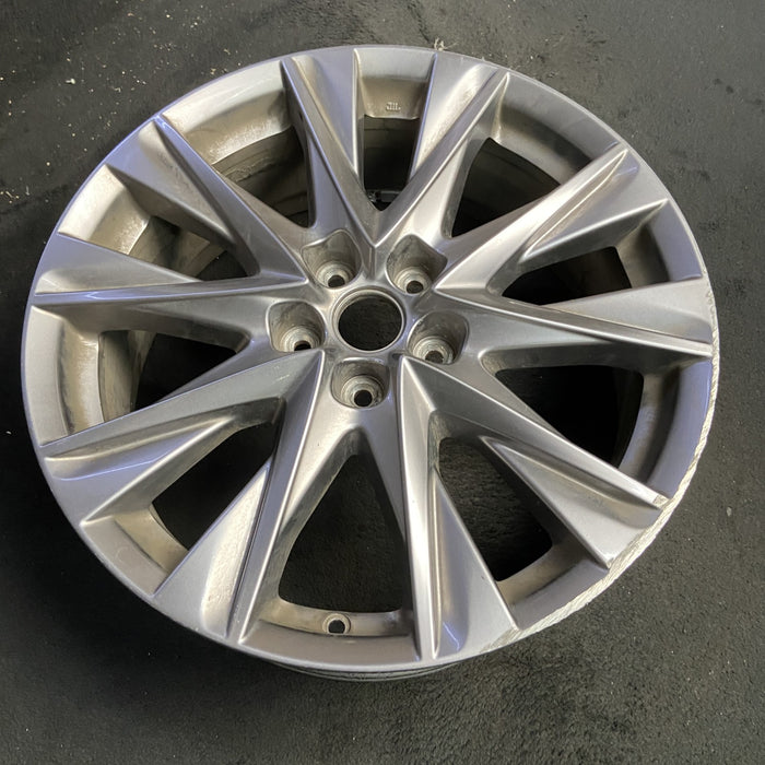 19" MAZDA CX-5 19-21 aluminum, 19x7, gunmetal Original OEM Wheel Rim - GREY - View 7