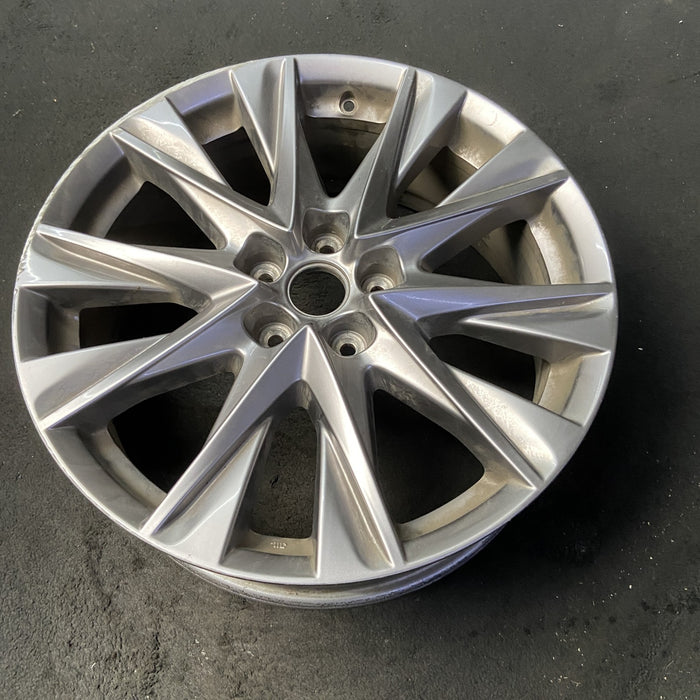 19" MAZDA CX-5 19-21 aluminum, 19x7, gunmetal Original OEM Wheel Rim - GREY - View 8