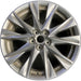 19" MAZDA CX-5 19-21 aluminum, 19x7, gunmetal Original OEM Wheel Rim - GREY - Front View