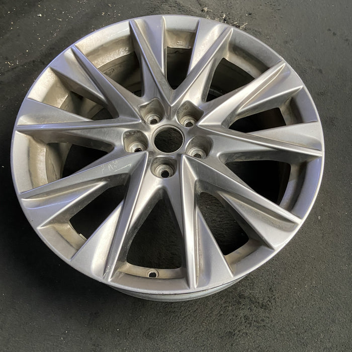 19" MAZDA CX-5 19-21 aluminum, 19x7, gunmetal Original OEM Wheel Rim - GREY - View 7