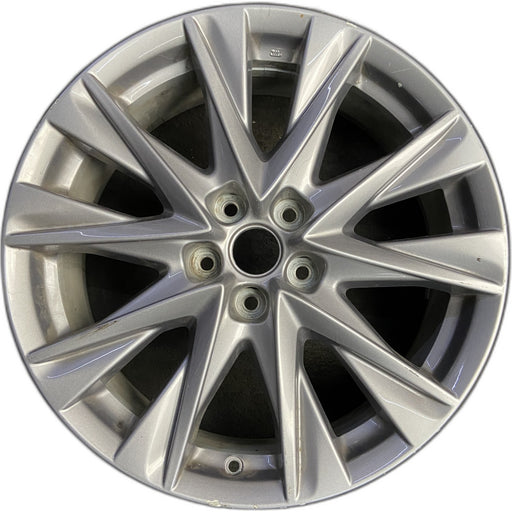 19" MAZDA CX-5 19-21 aluminum, 19x7, gunmetal Original OEM Wheel Rim - GREY - Front View
