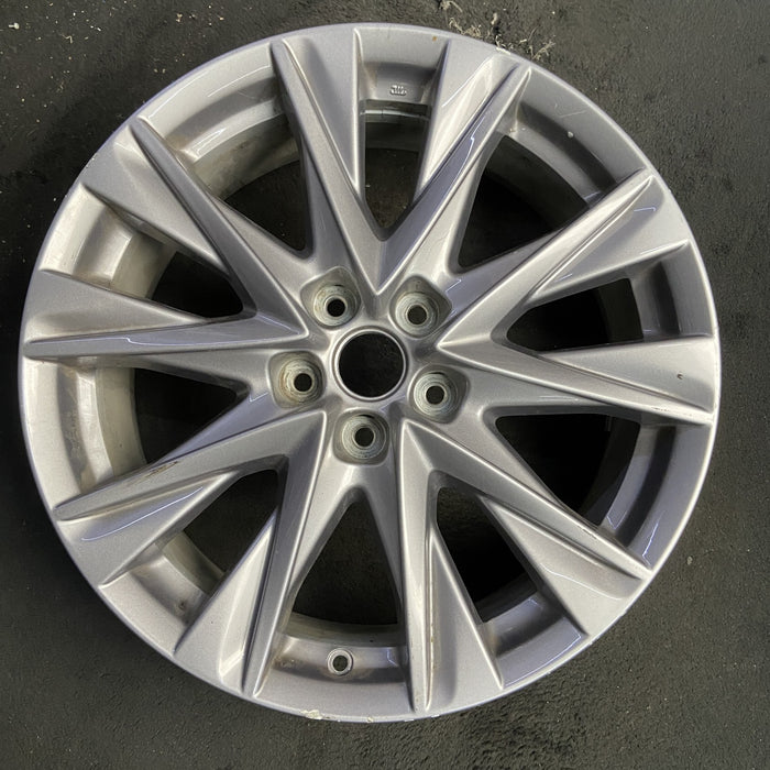 19" MAZDA CX-5 19-21 aluminum, 19x7, gunmetal Original OEM Wheel Rim - GREY - Additional View